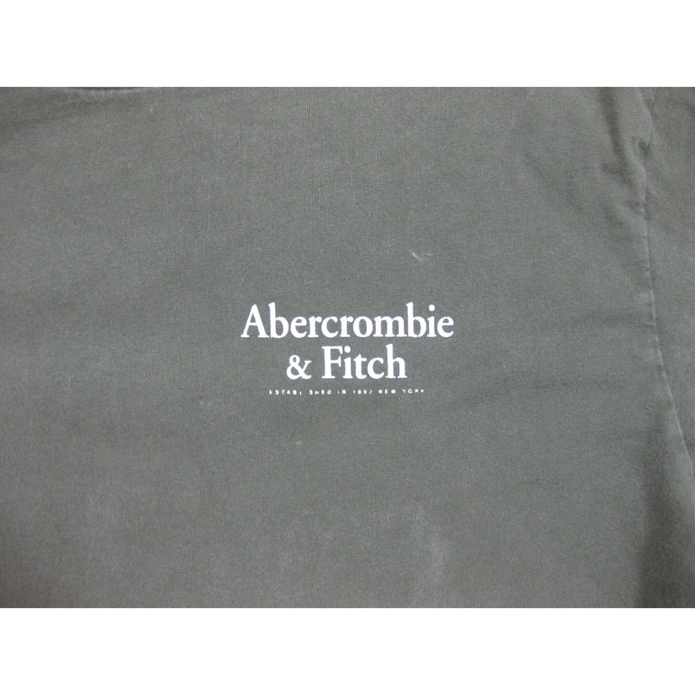Vintage Y2K Abercrombie & Fitch Long Sleeve T Shirt (L) Preppy AOP 2000s